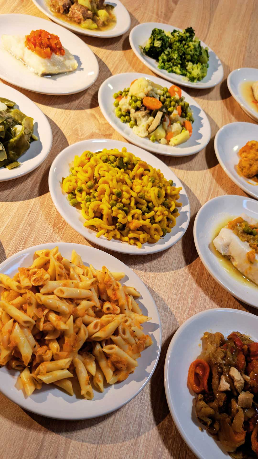 Platos para elegir tu menú